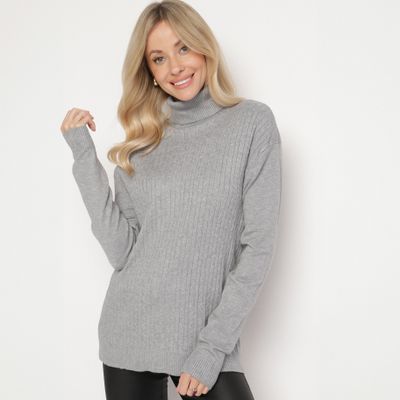Sweter damski zimowy born2be ze sklepu: born2be.pl w kategorii: Swetry damskie - zdjęcie 054DCF2-170-2564_353535
