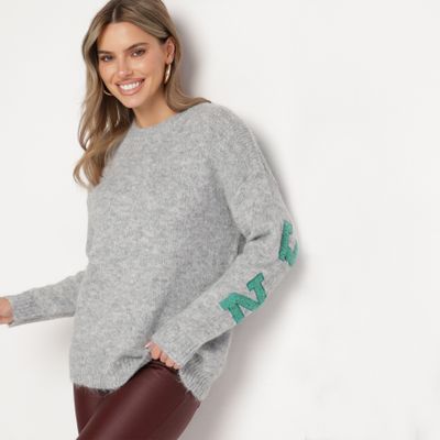 Sweter damski na zimę born2be ze sklepu: born2be.pl w kategorii: Swetry damskie - zdjęcie 054DCF2-170-2564_353587