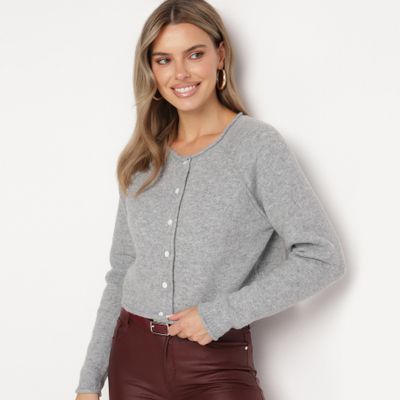 Sweter damski casual born2be ze sklepu: born2be.pl w kategorii: Swetry damskie - zdjęcie 054DCF2-170-2564_353734