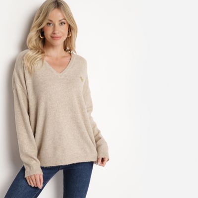 Sweter damski na zimę born2be ze sklepu: born2be.pl w kategorii: Swetry damskie - zdjęcie 054DCF2-170-2564_353858