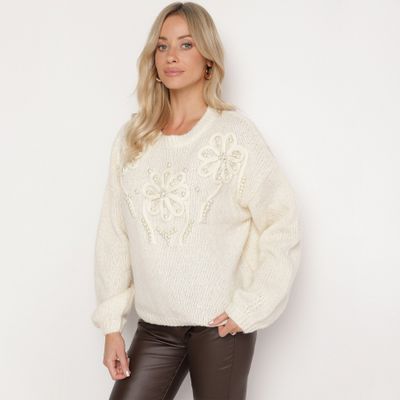 Sweter damski casualowy born2be ze sklepu: born2be.pl w kategorii: Swetry damskie - zdjęcie 054DCF2-170-2564_354125