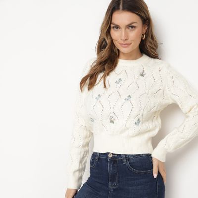 born2be - Sweter damski casualowy ze sklepu: born2be.pl w kategorii: Swetry damskie - zdjęcie 054DCF2-170-2564_354318
