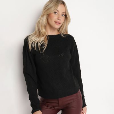 Sweter damski na zimę born2be ze sklepu: born2be.pl w kategorii: Swetry damskie - zdjęcie 054DCF2-170-2564_354319