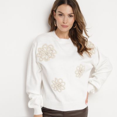 Sweter damski casual born2be ze sklepu: born2be.pl w kategorii: Swetry damskie - zdjęcie 054DCF2-170-2564_355357