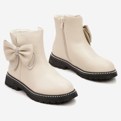 born2be - Buty zimowe dziecięce na zimę ze sklepu: born2be.pl w kategorii: Buty zimowe dziecięce - zdjęcie 054DCF2-170-2564_355741