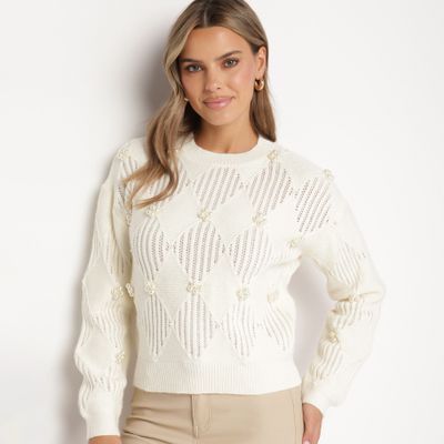 Sweter damski na zimę born2be ze sklepu: born2be.pl w kategorii: Swetry damskie - zdjęcie 054DCF2-170-2564_356264