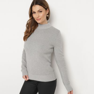 Sweter damski casual born2be ze sklepu: born2be.pl w kategorii: Swetry damskie - zdjęcie 054DCF2-170-2564_356277