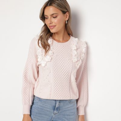 born2be - Sweter damski na zimę ze sklepu: born2be.pl w kategorii: Swetry damskie - zdjęcie 054DCF2-170-2564_356286