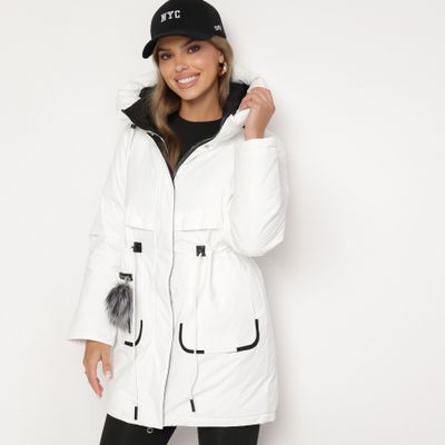 Parka damska casual born2be ze sklepu: born2be.pl w kategorii: Parki damskie - zdjęcie 054DCF2-170-2564_357368
