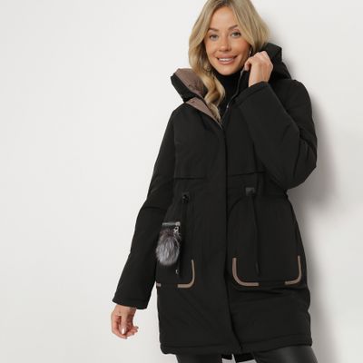Parka damska casual born2be ze sklepu: born2be.pl w kategorii: Parki damskie - zdjęcie 054DCF2-170-2564_357371