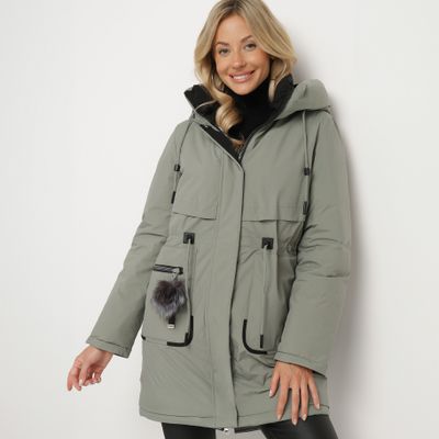 born2be - Parka damska casualowa ze sklepu: born2be.pl w kategorii: Parki damskie - zdjęcie 054DCF2-170-2564_357372