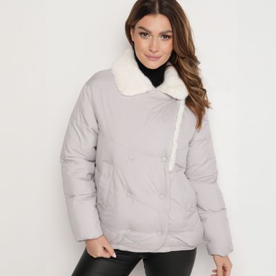 Kurtka damska casual born2be ze sklepu: born2be.pl w kategorii: Kurtki damskie - zdjęcie 054DCF2-170-2564_357451