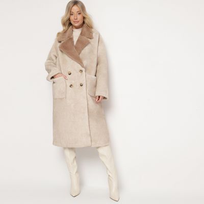 Płaszcz damski casual born2be ze sklepu: born2be.pl w kategorii: Płaszcze damskie - zdjęcie 054DCF2-170-2564_357773