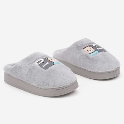 Kapcie damskie na zimę born2be ze sklepu: born2be.pl w kategorii: Kapcie damskie - zdjęcie 054DCF2-170-2564_357960