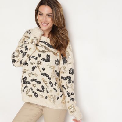 Sweter damski born2be ze sklepu: born2be.pl w kategorii: Swetry damskie - zdjęcie 054DCF2-170-2564_358375