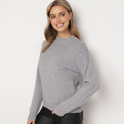 Sweter damski casualowy born2be ze sklepu: born2be.pl w kategorii: Swetry damskie - zdjęcie 054DCF2-170-2564_358555