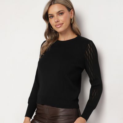 Sweter damski casual born2be ze sklepu: born2be.pl w kategorii: Swetry damskie - zdjęcie 054DCF2-170-2564_358723