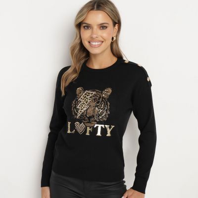 Sweter damski casualowy born2be ze sklepu: born2be.pl w kategorii: Swetry damskie - zdjęcie 054DCF2-170-2564_358731