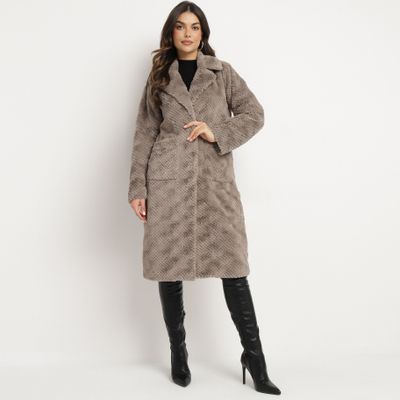 born2be - Płaszcz damski casual ze sklepu: born2be.pl w kategorii: Płaszcze damskie - zdjęcie 054DCF2-170-2564_359703
