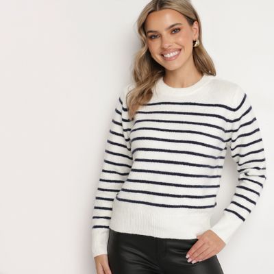 Sweter damski na zimę born2be ze sklepu: born2be.pl w kategorii: Swetry damskie - zdjęcie 054DCF2-170-2564_360106