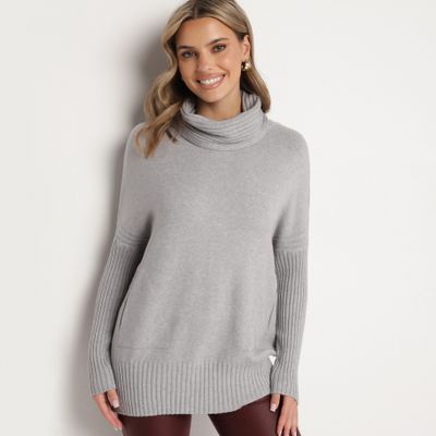 Sweter damski na zimę born2be ze sklepu: born2be.pl w kategorii: Swetry damskie - zdjęcie 054DCF2-170-2564_360605