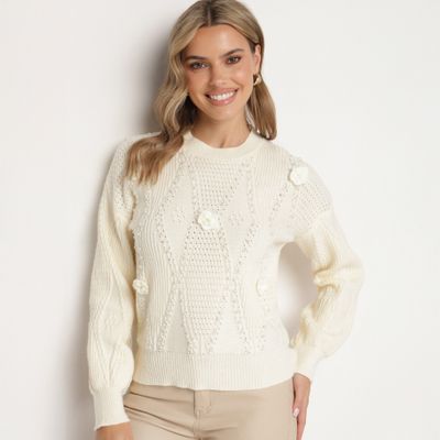 Sweter damski casualowy born2be ze sklepu: born2be.pl w kategorii: Swetry damskie - zdjęcie 054DCF2-170-2564_360977