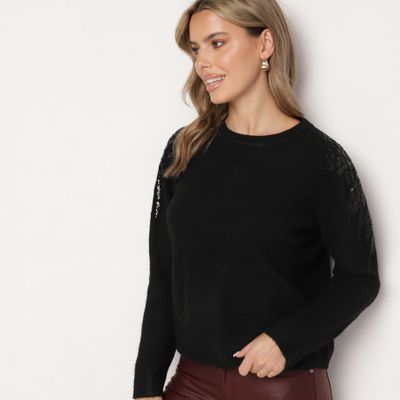 Sweter damski casual born2be ze sklepu: born2be.pl w kategorii: Swetry damskie - zdjęcie 054DCF2-170-2564_361116