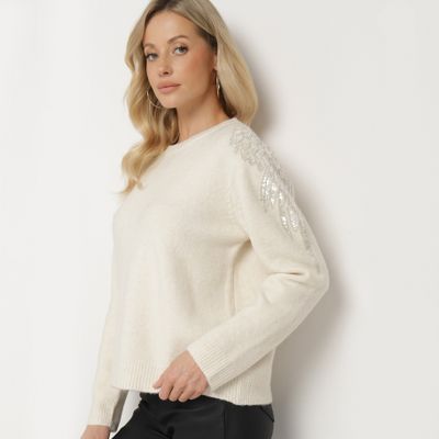 Sweter damski na zimę born2be ze sklepu: born2be.pl w kategorii: Swetry damskie - zdjęcie 054DCF2-170-2564_361117
