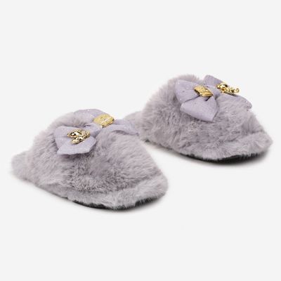 Kapcie damskie na zimę born2be ze sklepu: born2be.pl w kategorii: Kapcie damskie - zdjęcie 054DCF2-170-2564_361451