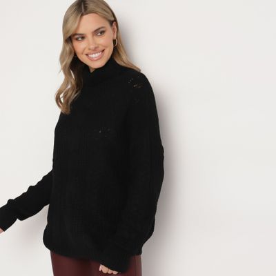 Sweter damski casual born2be ze sklepu: born2be.pl w kategorii: Swetry damskie - zdjęcie 054DCF2-170-2564_361744