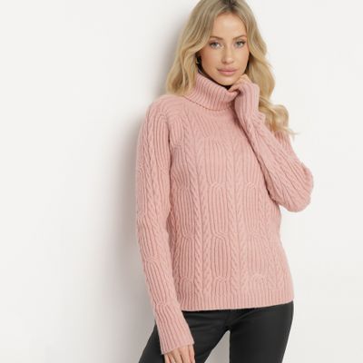 Sweter damski na zimę born2be ze sklepu: born2be.pl w kategorii: Swetry damskie - zdjęcie 054DCF2-170-2564_361749