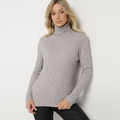 Sweter damski casual born2be ze sklepu: born2be.pl w kategorii: Swetry damskie - zdjęcie 054DCF2-170-2564_361913