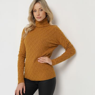 born2be - Sweter damski casual na zimę ze sklepu: born2be.pl w kategorii: Swetry damskie - zdjęcie 054DCF2-170-2564_361917