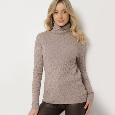 born2be - Sweter damski na zimę ze sklepu: born2be.pl w kategorii: Swetry damskie - zdjęcie 054DCF2-170-2564_361920