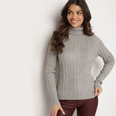 born2be - Sweter damski casual ze sklepu: born2be.pl w kategorii: Swetry damskie - zdjęcie 054DCF2-170-2564_362472