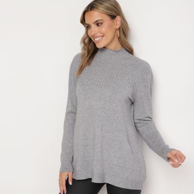 born2be - Sweter damski na zimę ze sklepu: born2be.pl w kategorii: Swetry damskie - zdjęcie 054DCF2-170-2564_362939