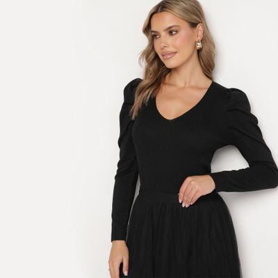 Sweter damski na zimę casualowy born2be ze sklepu: born2be.pl w kategorii: Swetry damskie - zdjęcie 054DCF2-170-2564_363156