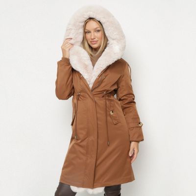 Parka damska na jesień born2be ze sklepu: born2be.pl w kategorii: Parki damskie - zdjęcie 054DCF2-170-2564_363446