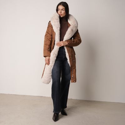 Parka damska na jesień born2be ze sklepu: born2be.pl w kategorii: Parki damskie - zdjęcie 054DCF2-170-2564_363446