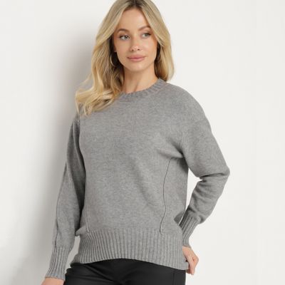 Sweter damski casual born2be ze sklepu: born2be.pl w kategorii: Swetry damskie - zdjęcie 054DCF2-170-2564_363541