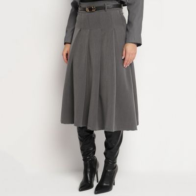Spódnica na wiosnę elegancka born2be ze sklepu: born2be.pl w kategorii: Spódnice - zdjęcie 054DCF2-170-2564_363589