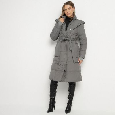 born2be - Płaszcz damski jesienny casual ze sklepu: born2be.pl w kategorii: Płaszcze damskie - zdjęcie 054DCF2-170-2564_363602