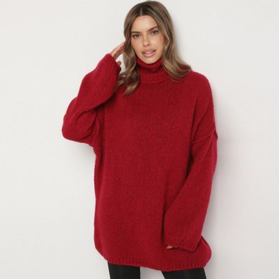 Sweter damski na zimę born2be ze sklepu: born2be.pl w kategorii: Swetry damskie - zdjęcie 054DCF2-170-2564_363682