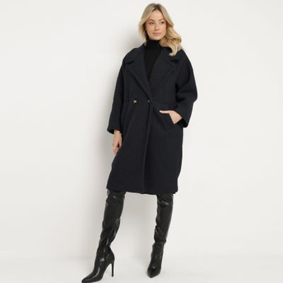 Płaszcz damski casual born2be ze sklepu: born2be.pl w kategorii: Płaszcze damskie - zdjęcie 054DCF2-170-2564_363919