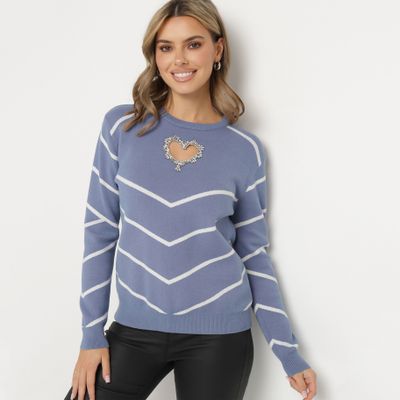 Sweter damski na zimę born2be ze sklepu: born2be.pl w kategorii: Swetry damskie - zdjęcie 054DCF2-170-2564_364005