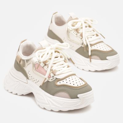 Buty sportowe damskie na wiosnę born2be ze sklepu: born2be.pl w kategorii: Buty sportowe damskie - zdjęcie 054DCF2-170-2564_365181