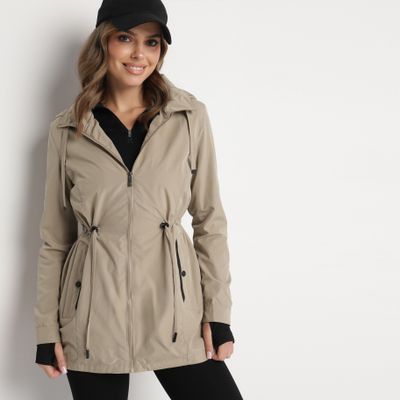 Parka damska na jesień born2be ze sklepu: born2be.pl w kategorii: Parki damskie - zdjęcie 054DCF2-170-2564_365382