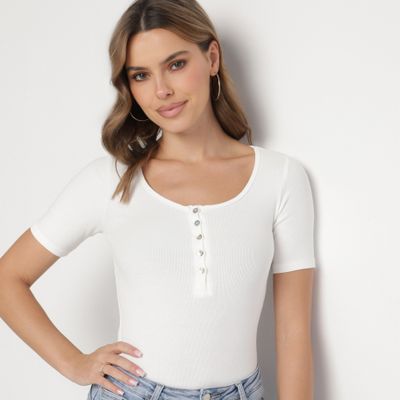 born2be - Bluzka damska na wiosnę casual ze sklepu: born2be.pl w kategorii: Bluzki damskie - zdjęcie 054DCF2-170-2564_366600