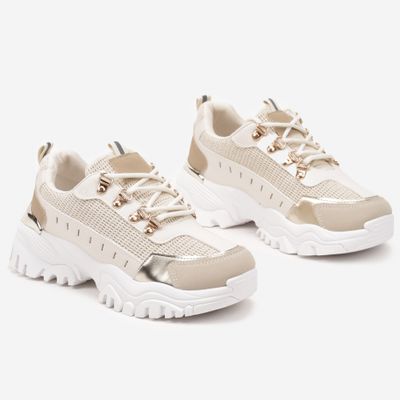 Buty sportowe damskie na wiosnę born2be ze sklepu: born2be.pl w kategorii: Buty sportowe damskie - zdjęcie 054DCF2-170-2564_366843
