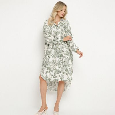 Sukienka casual koszulowa born2be ze sklepu: born2be.pl w kategorii: Sukienki - zdjęcie 054DCF2-170-2564_367369
